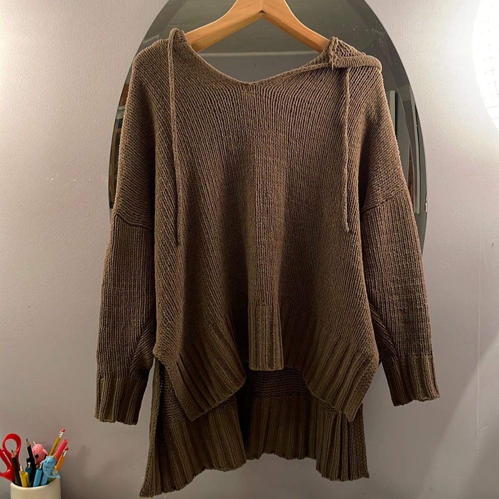 Aerie oversized hooded sweater